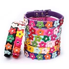 3D цветы маленький ошейник для собак, кошек поводок для щенка Цепочки и ожерелья собачка шейный ремень для домашних животных милая собака любимчика для Животные регулируемый