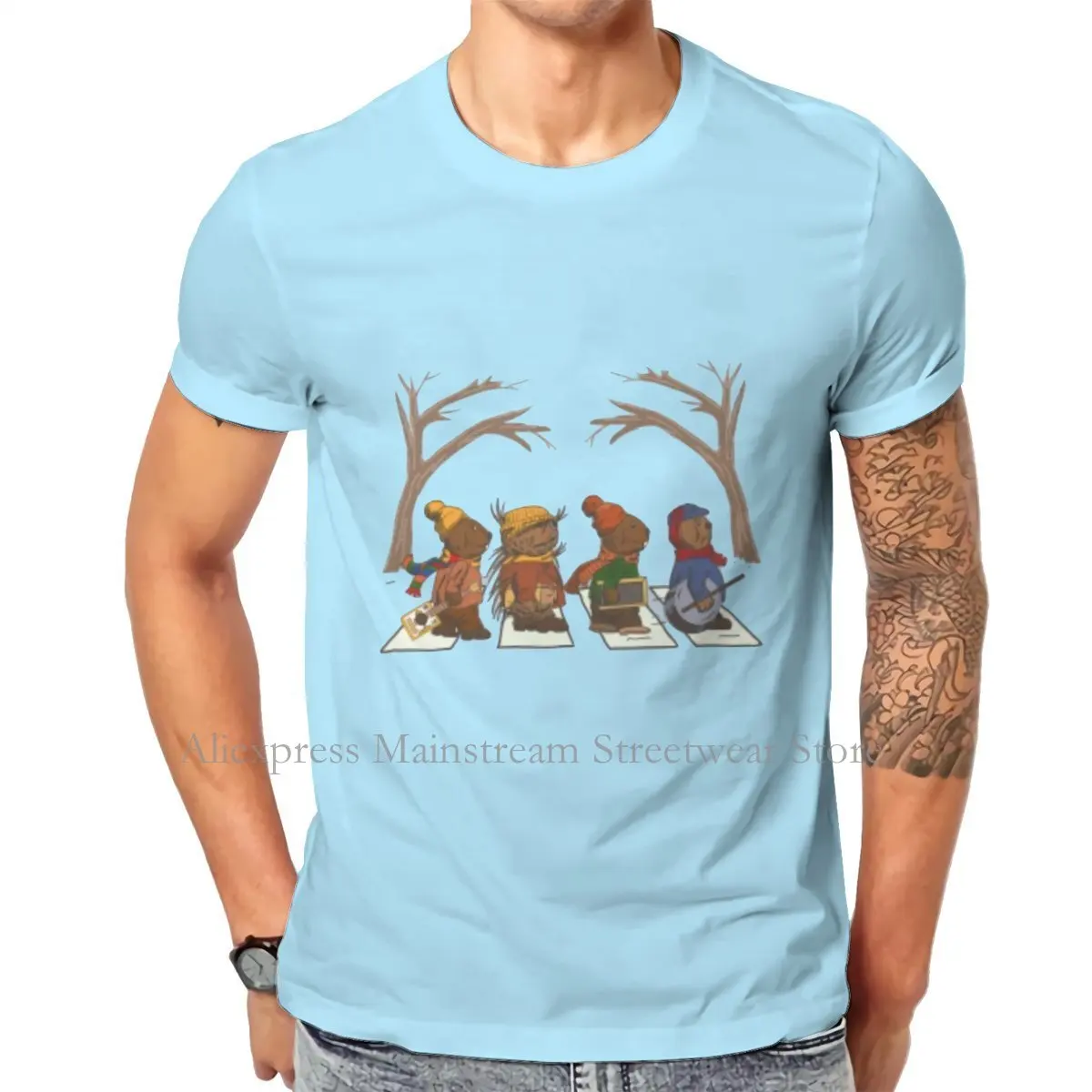 Футболка мужская хлопковая с вырезом Кувшин и надписью Emmet