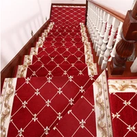 beibehang high grade new upgrade simple european style home staircase custom embroidered plastic anti skid stairs step mat