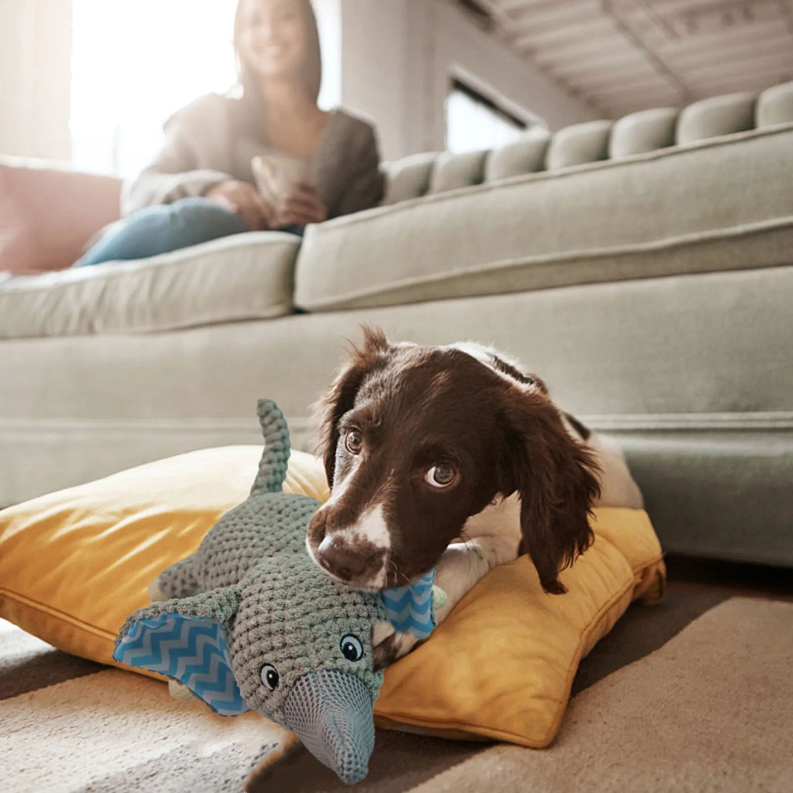 Собака Жевательная плюшевая игрушечная обезьяна/осел/слон животное кукуруза