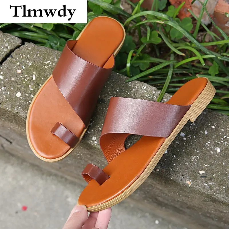 

Сандалии женские из ПУ кожи, удобные мягкие босоножки на платформе, повседневные пляжные шлепанцы, плоская подошва, лето 2021