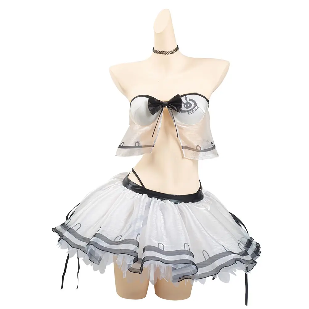 Женские летние костюмы для косплея arknight из веревки с цветами купальники юбка на