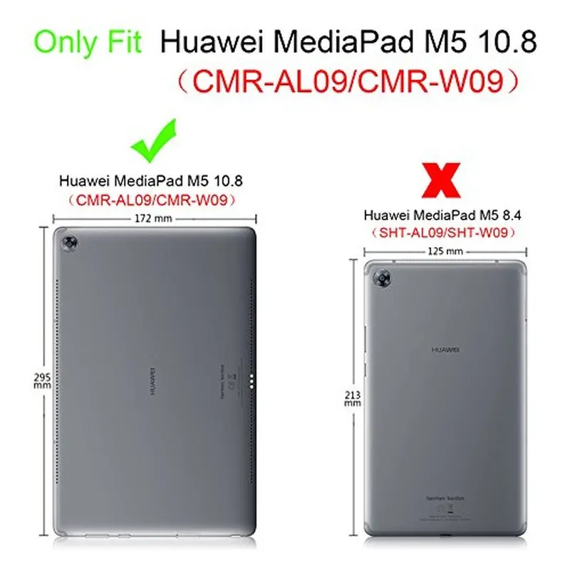 PU Leather Cover Case for Huawei MediaPad M5 10.8 Tablet Protective CRM-AL09 CRM-W09 Flip Cases | Компьютеры и офис