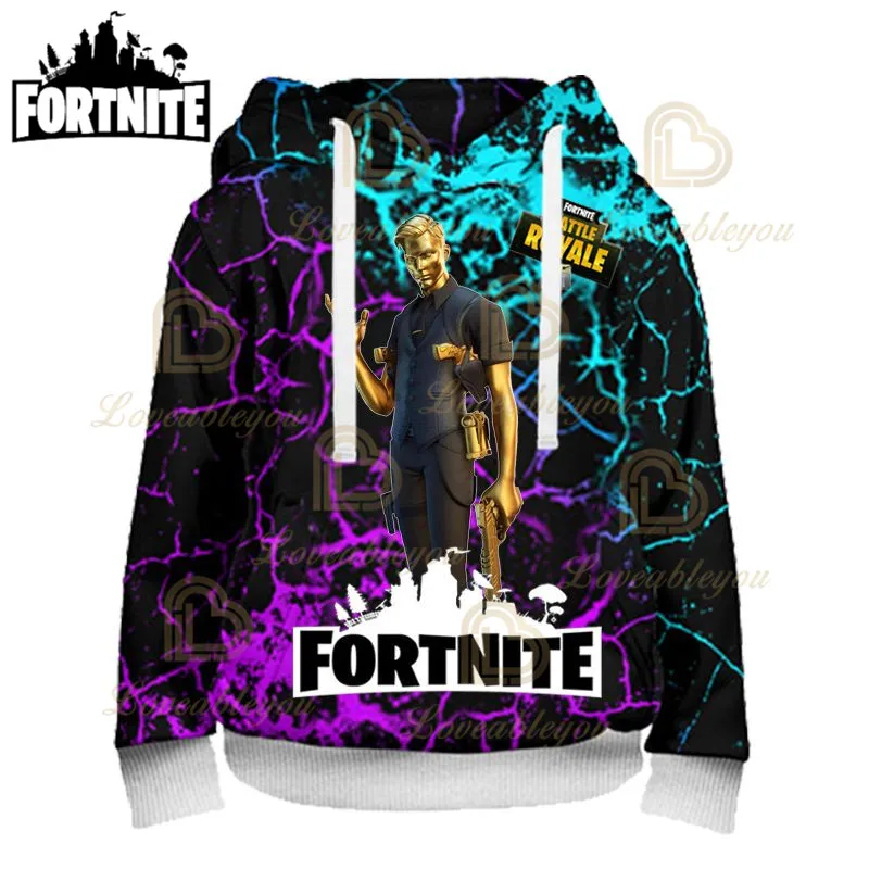 

Fortnite Battle Royal Victory Men Women Kids Hoodie Sweatshirt Hero Game 3D Print Tops Boys Girls Cartoon Tops Baby Clothes