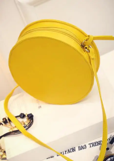 2019 круговой оранжевый лимон женская сумка сумки-мессенджеры на застежках через