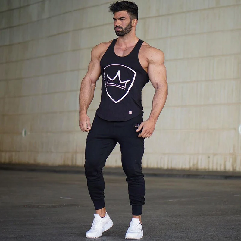 

Mens Joggers Casual Cargo Pants Fitness Male Sportswear Tracksuit Bottoms Skinny Sweatpants Trousers Gym Jogging Track Pants