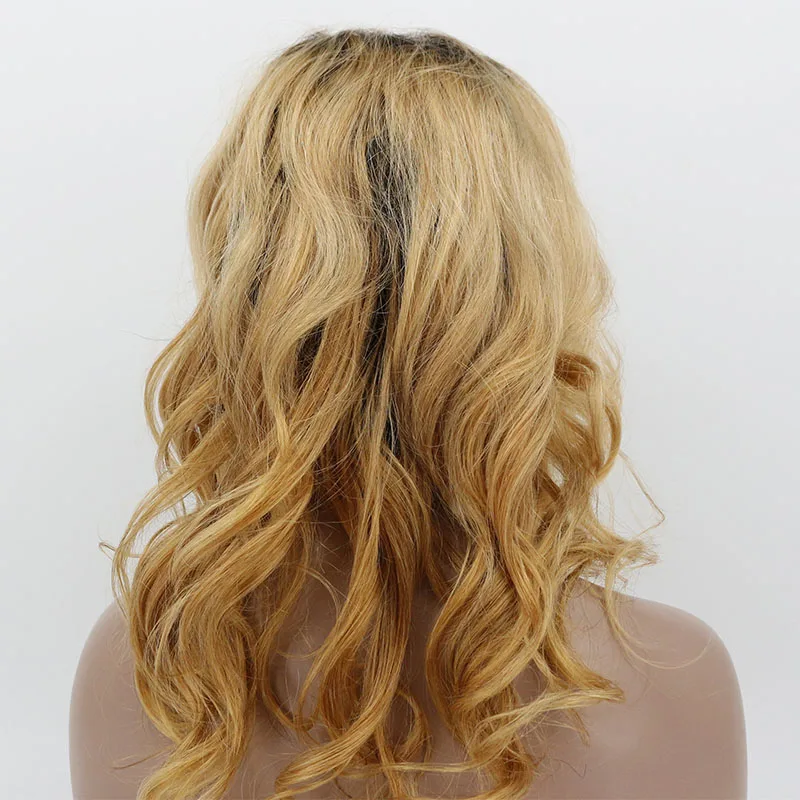 Объемные волнистые парики из натуральных человеческих волос с детскими волосами