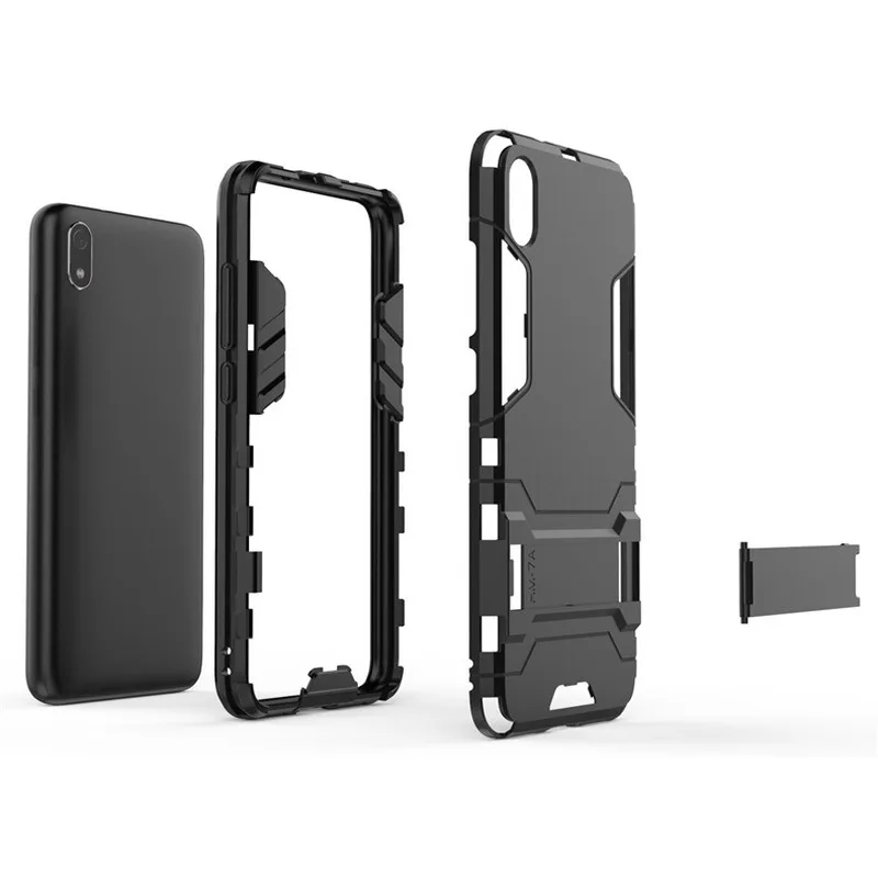 Armor Cover Case for Xiaomi Redmi 6 pro Hard TPU Silicone Shockproof Phone car holder with Kickstand |