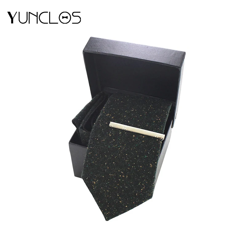 Мужской жаккардовый галстук YUNCLOS повседневный деловой костюм из 3 предметов для