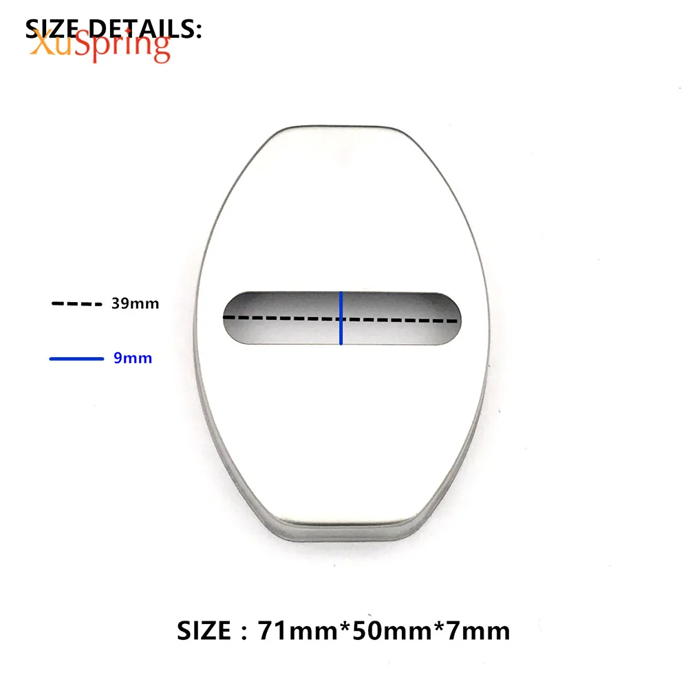 

For Volkswagen VW Tiguan T-roc T-cross 2013-2021 Car Door Lock Covers Caps Protective Case Stainless Steel Styling Accessories