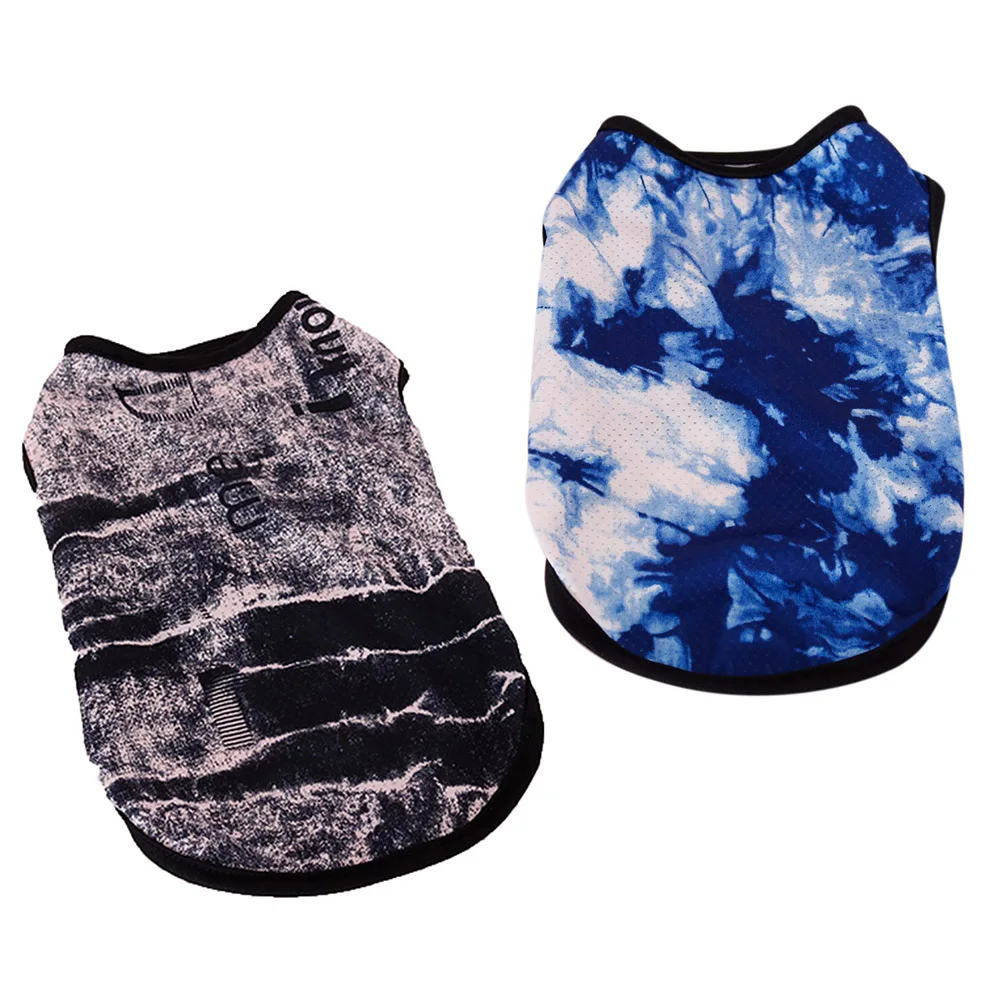 

Pet Cat And Dog Breathable Printing General Vest Summer Clothes Dog Accessory Dog Shirt Cat T-Shirt Dog Clothes Pet Vest