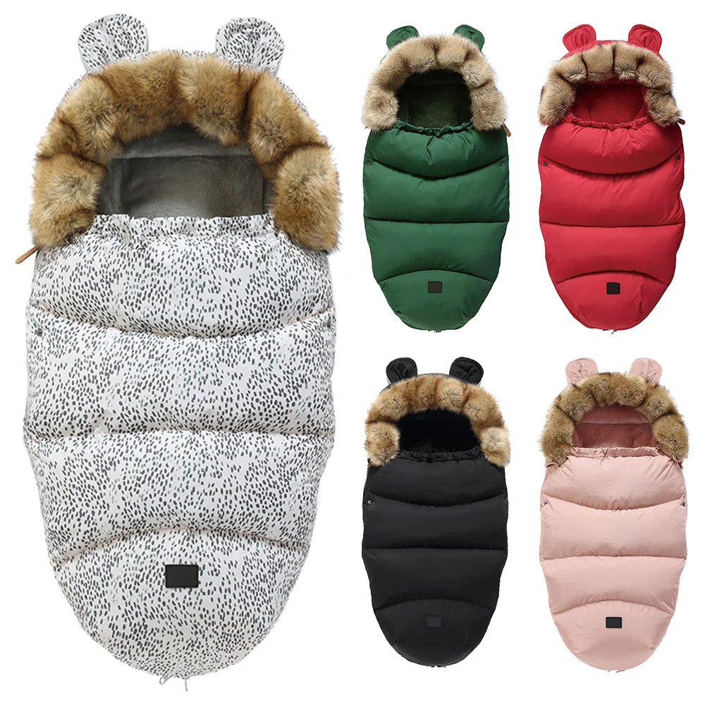 

Envelope In A Stroller Baby Sleeping Bag Winter Socks Sleep Bag Windproof Warm Sleepsack Baby Footmuff For Stroller Dropshipping