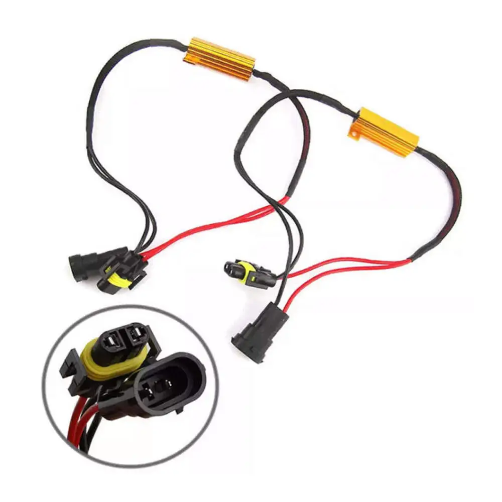 

LED DRL Fog Light Canbus Load Resistor Warning Error Free LED Resistance Decoder