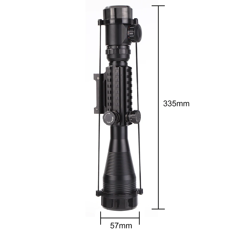 

4-16X50EG Tactical Optics Riflescope Red and Green Illuminated Reticle Rifle Night Vision Scopes for Hunting Caza