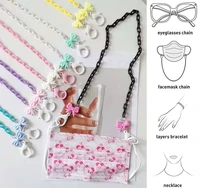 fashion childrens glasses chain lovely anti lost mask strap necklace neck cord sunglasses lanyard holder eyewear jewelry gift