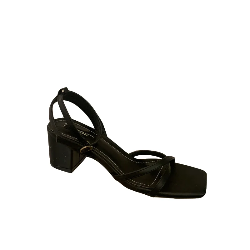 

WETKISS Women Sandals Strappy High Heel Sandals Square Open Toe Ankle Strap Sandals Ladies Summer Shoes Sexy Party Shoes