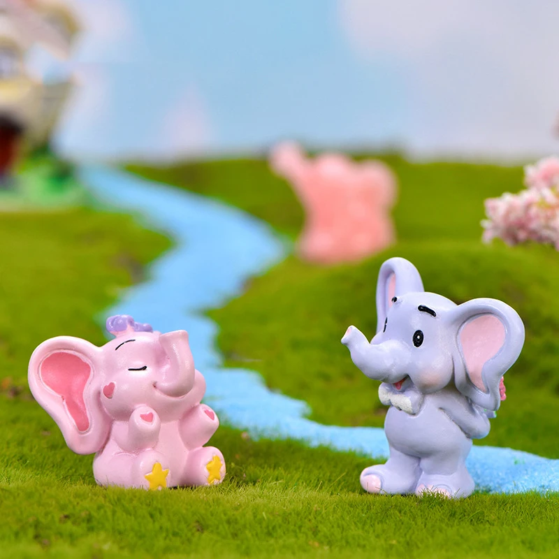 2020 Сказочный домик для сада миниатюрная пара слон стол офисное Украшение