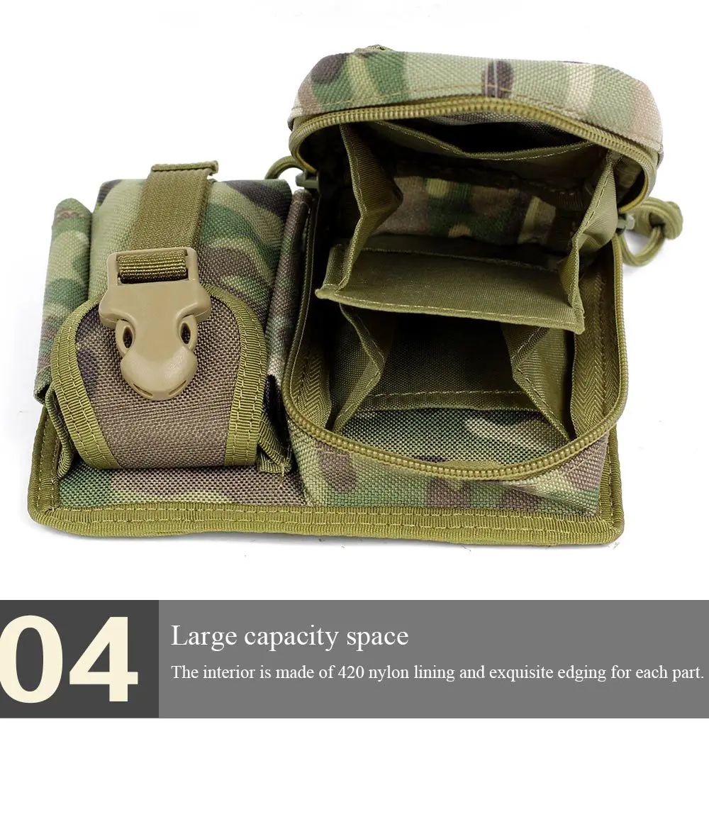 SINAIRSOFT Тактический Molle Чехол поясная сумка водонепроницаемый нейлон многофункциональная повседневная мужская маленькая сумка Мобильный чехол для телефона охотничья сумка