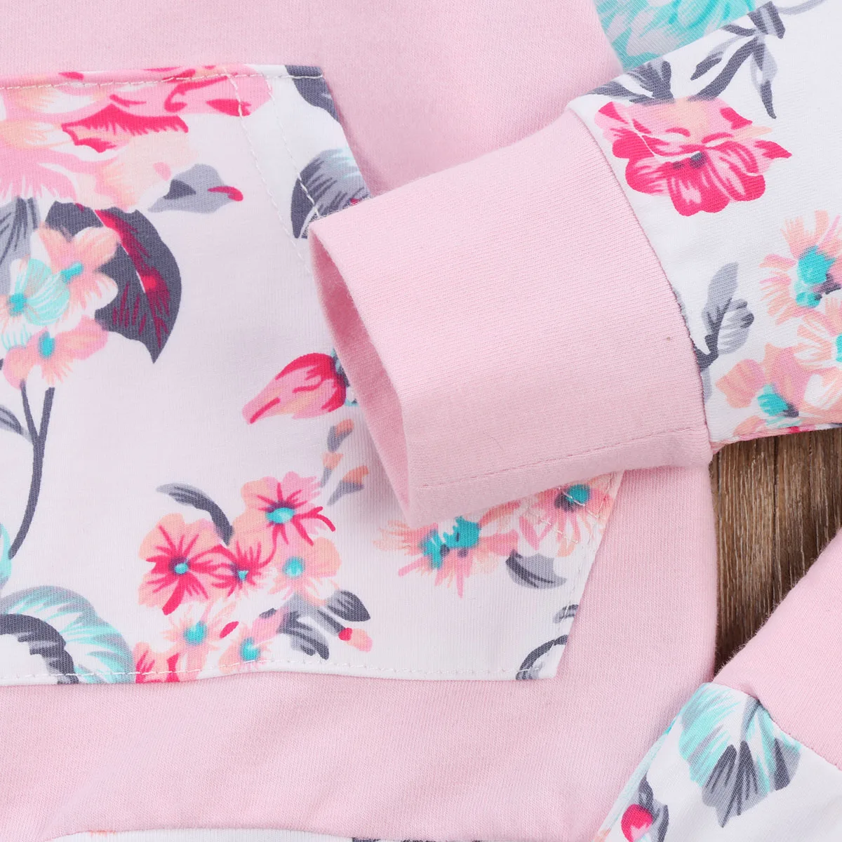 

Pudcoco 2019 Newborn Kid Baby Girl Flower Hooded Tops Long Floral Pants Leggings Outfits Clothes 0-24M