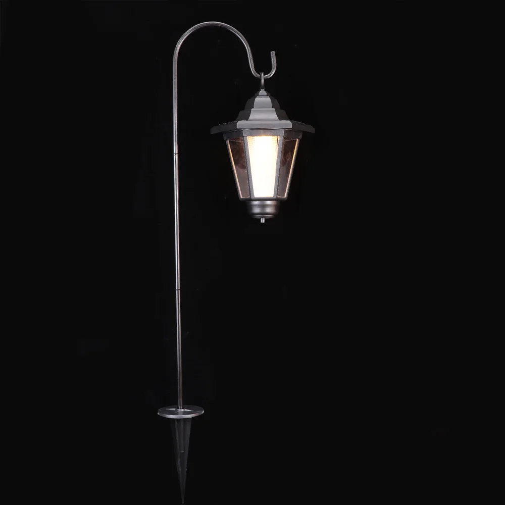 

1pc Solar Energy Garden Light Outdoor Landscape Decorative Light (Black)