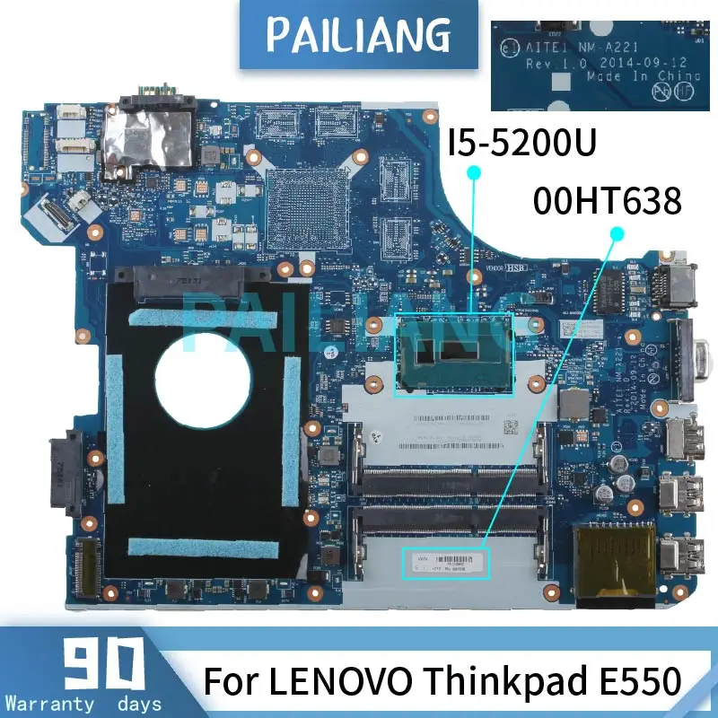 

Материнская плата PAILIANG для ноутбука LENOVO Thinkpad E550