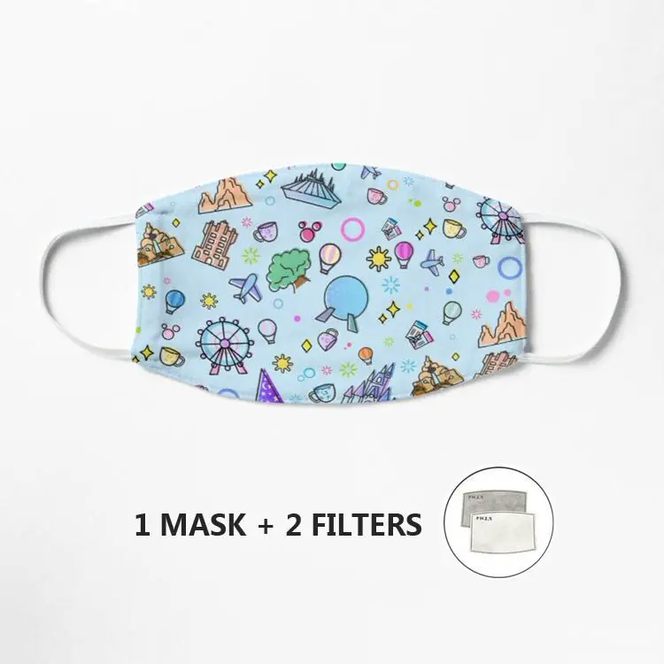 Знакомьтесь со мной в моем счастливом месте маска с рисунком фотография половина