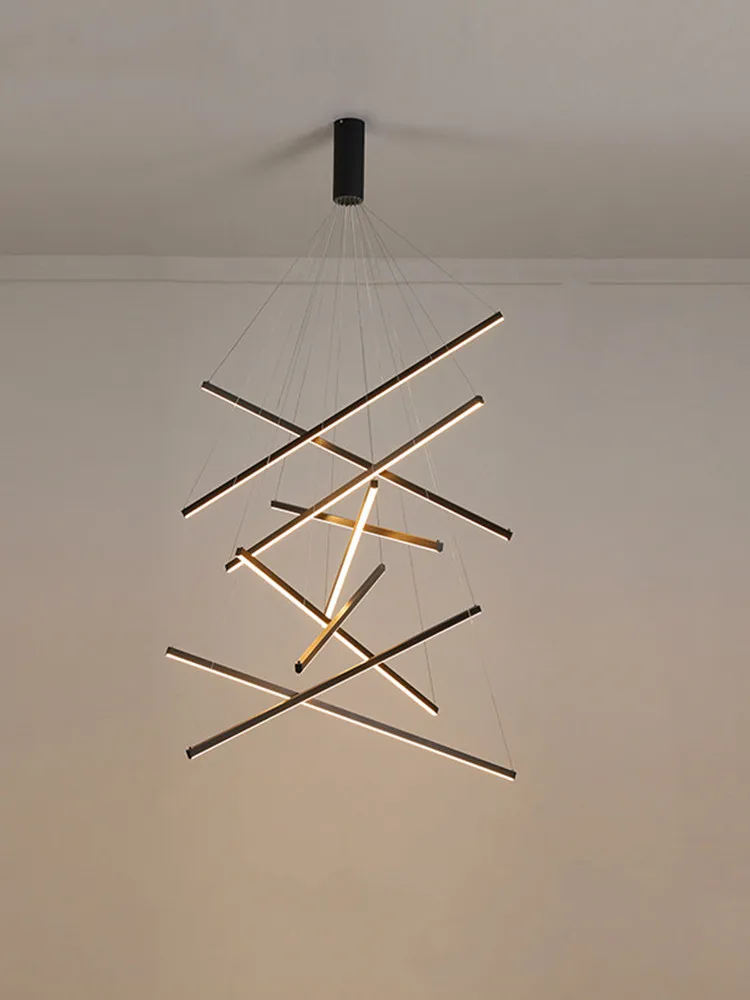 Современная креативная черная люстра для столовой скандинавский интерьерный