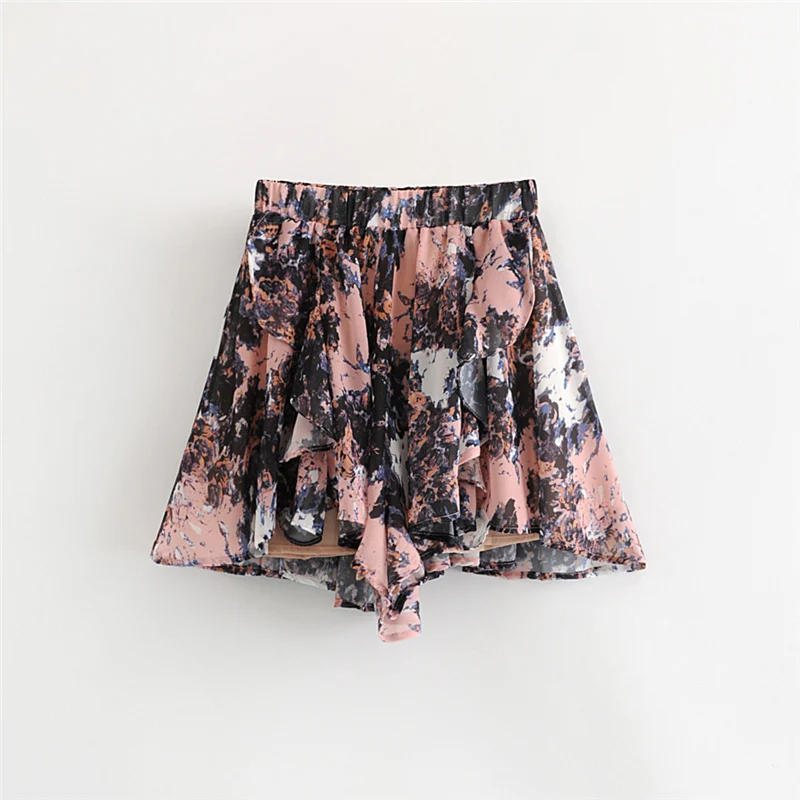 OMIKRON/новый летний женский костюм из двух предметов Повседневная мода v-образный