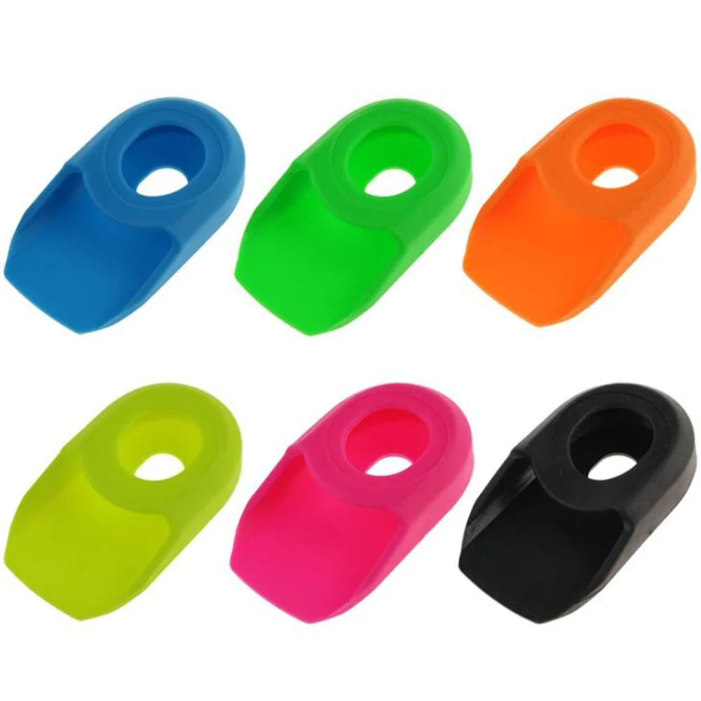 1 пара Силиконовый MTB дорожный велосипед протектор для кривошипа чехол