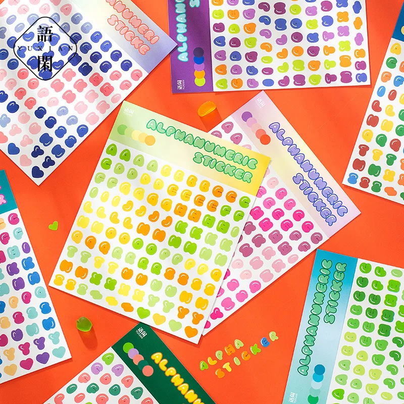 Стикеры буквы алфавита 2 лист самоклеющиеся Abc стикер для скрапбукинга &quotсделай