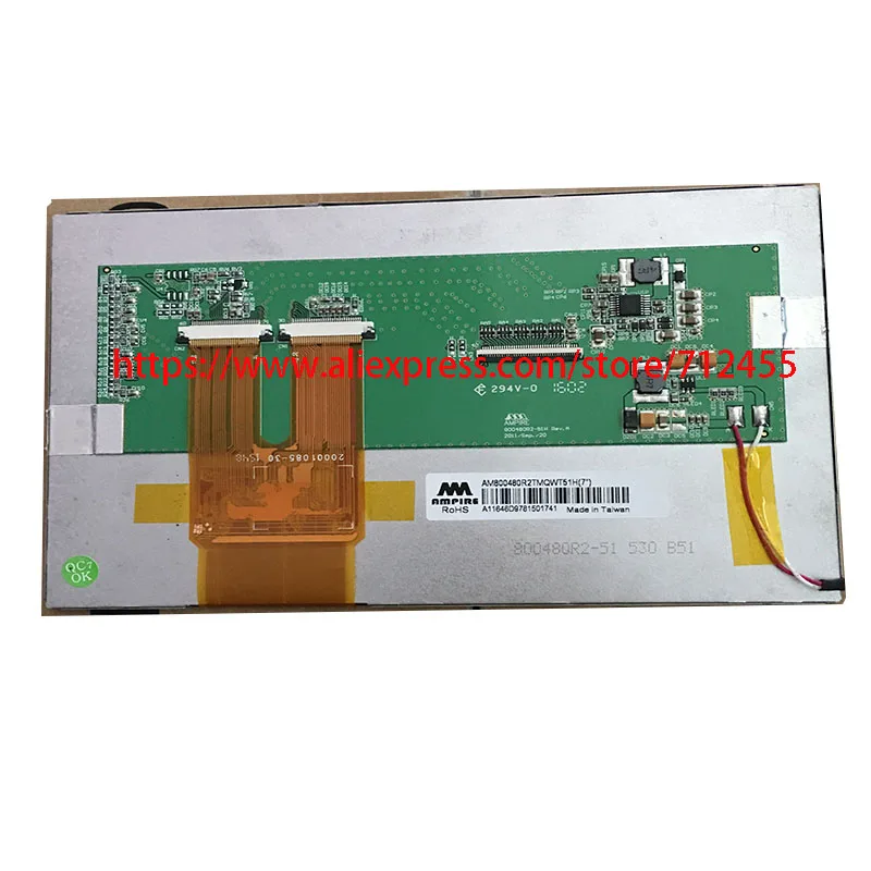 ЖК экран AM800480R2TMQWT51H 7 дюймов|ЖК-экраны и панели для планшетов| |