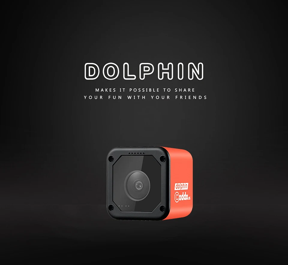 Caddx FPV камера Dolphin 1080P DVR HD Запись Wi-Fi 150 градусов экшн Спортивная камера для RC плоскость FPV гоночный Дрон Квадрокоптер