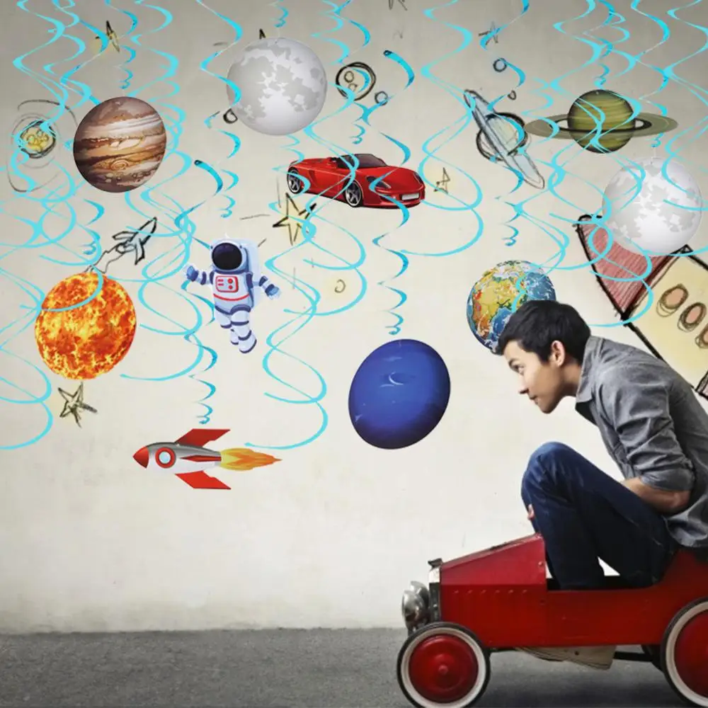 30 шт. крученые кружки для солнечной системы классный декор мальчиков и девочек