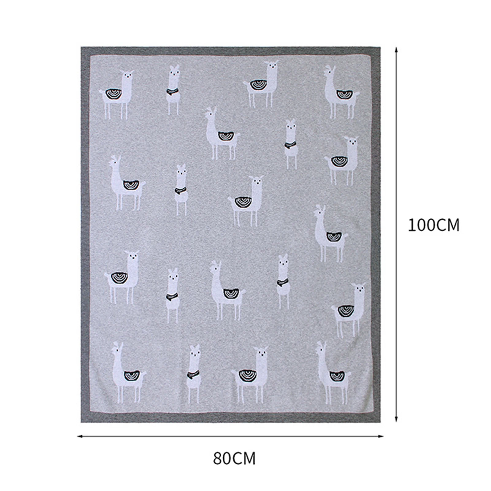

Baby Blankets Newborn Knitted Cartoon Swaddle Wrap Soft Toddler Infant Sofa Crib Bedding Quilts 100*80cm Children Stroller Cover