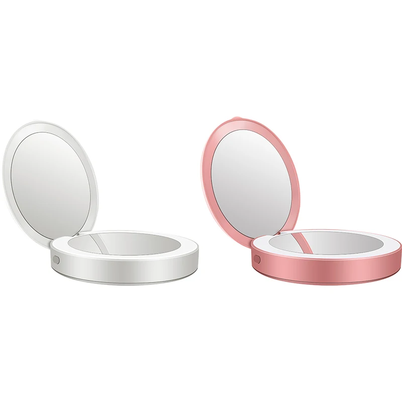 Компактное зеркало для макияжа со светодиодной подсветкой 3X nifier 3000 мАч Внешний