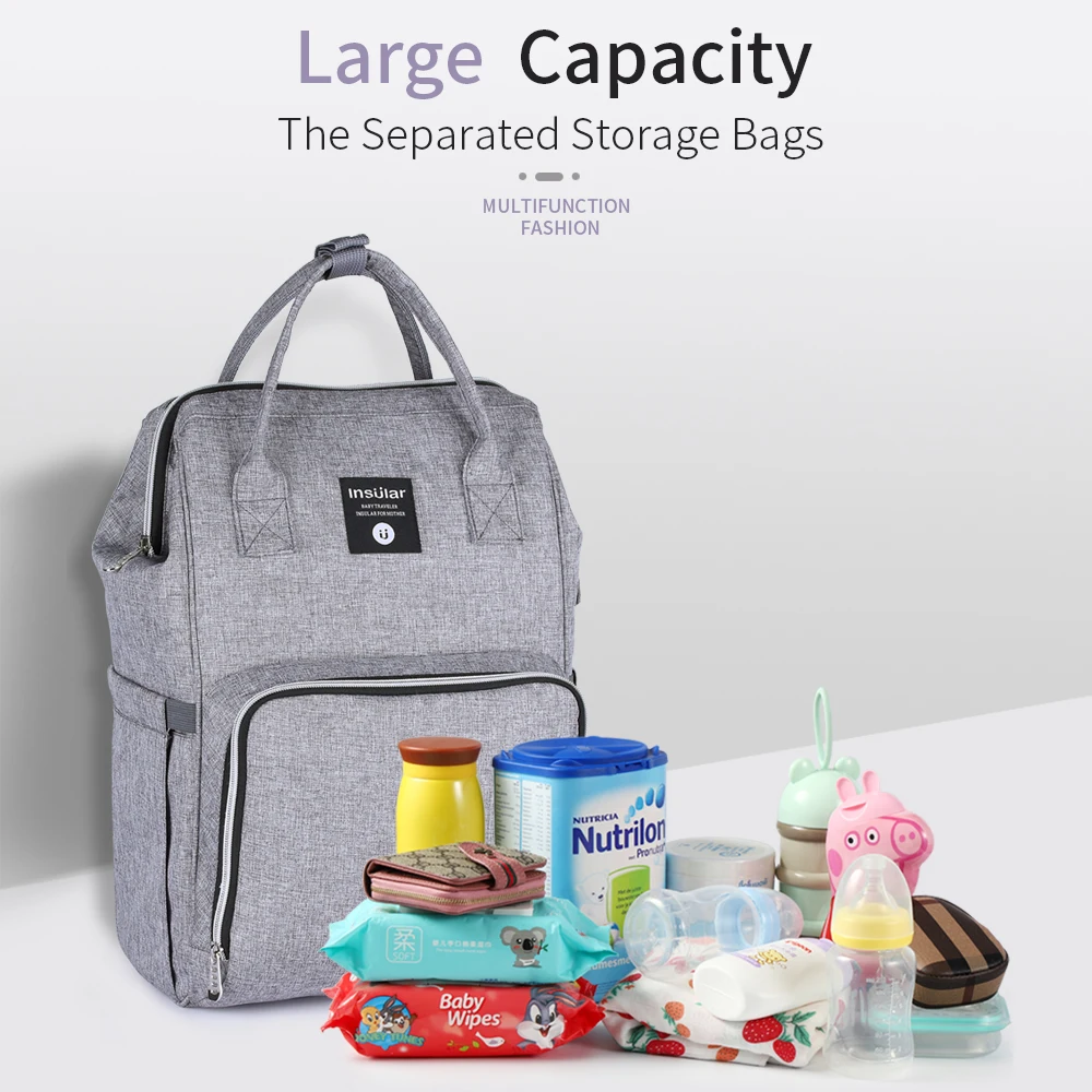 Insular рюкзак для мамы сумка подгузников мам большая беременных