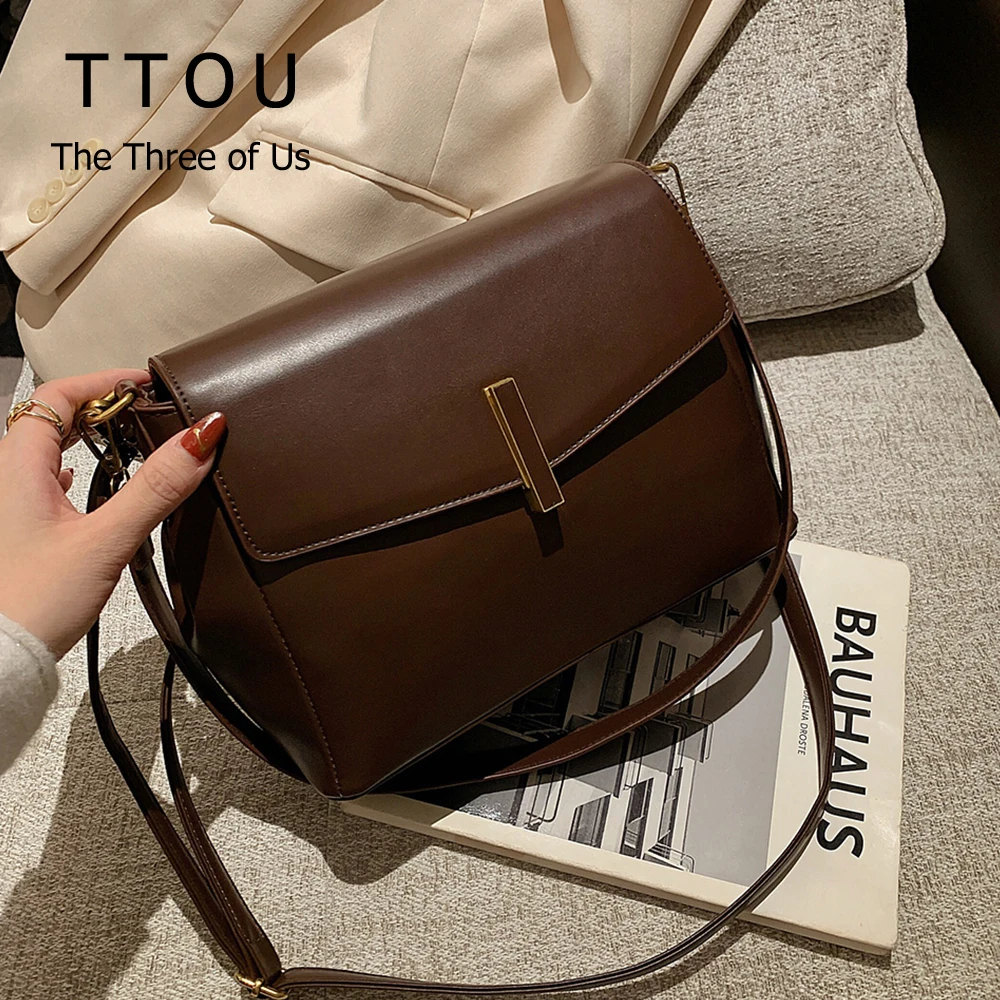 

Fashion Trendy Designed Lock Shoulder Bag Flap Crossbody Bags For Women Handbag quality PU Leather Small Female Tote Bag