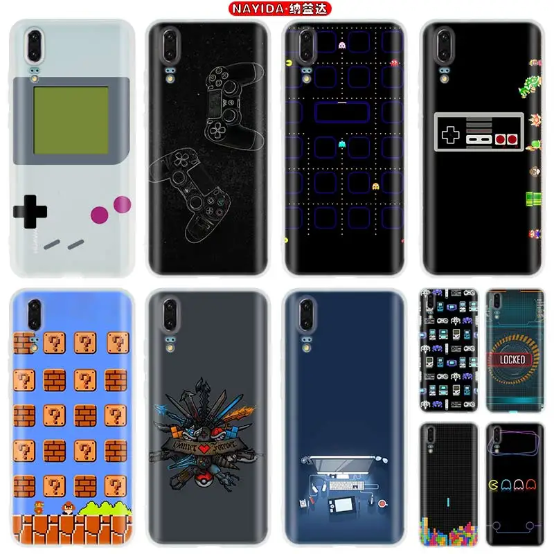 Мягкие силиконовые чехлы Tetris для Huawei P50 P40 P30 P20 Lite Pro E P Smart Z 2020 2019 | Мобильные