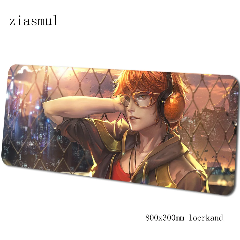 Mystic messenger padmouse 80x30 см игровой коврик для мыши игровой HD Коврик для мыши с принтом геймерский компьютерный стол дешевый коврик notbook mousemat pc - Цвет: pattern 11