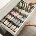 Коробка для хранения нижнего белья, ящик для упаковки носков, предмет для хранения бюстгальтера, коробка для нижнего белья в клетку, женский гардероб, отделка домашнего белья