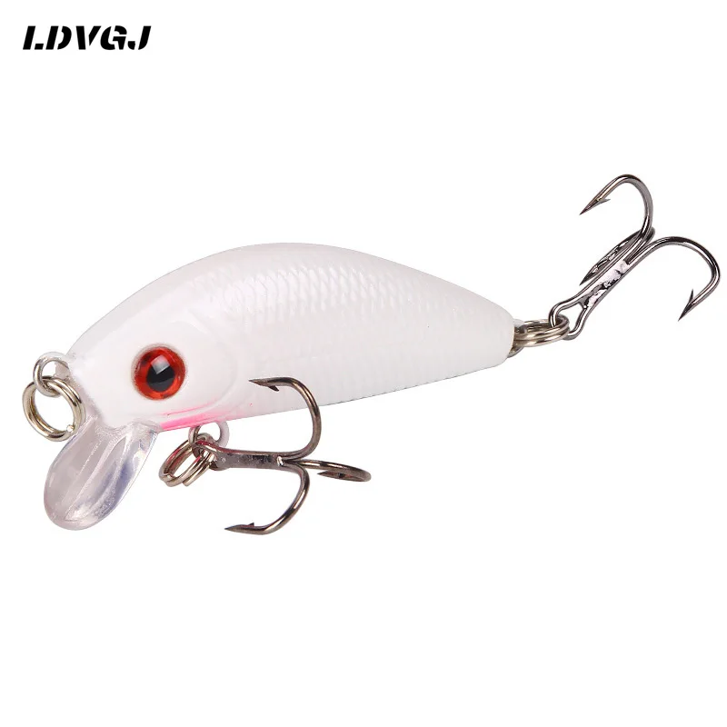 

1PCS Minnow Fishing Lure 50mm 4.2g Topwater Hard Bait Wobbler Jig Bait Crankbait Carp Striped Bass Pesca Fishing Tackle SwimBait