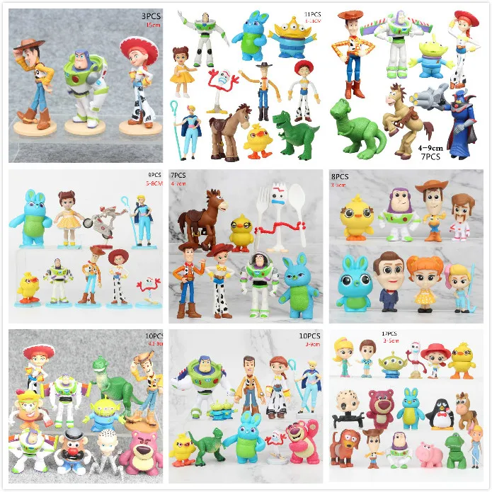 История игрушек 4 Buzz Lightyear Вуди и Джесси форки собака Спиралька Lotso Bullseye Лошадь