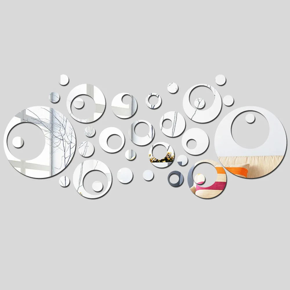 Funlife экологическое PS стерео кристаллическое украшение модная передвижная стена