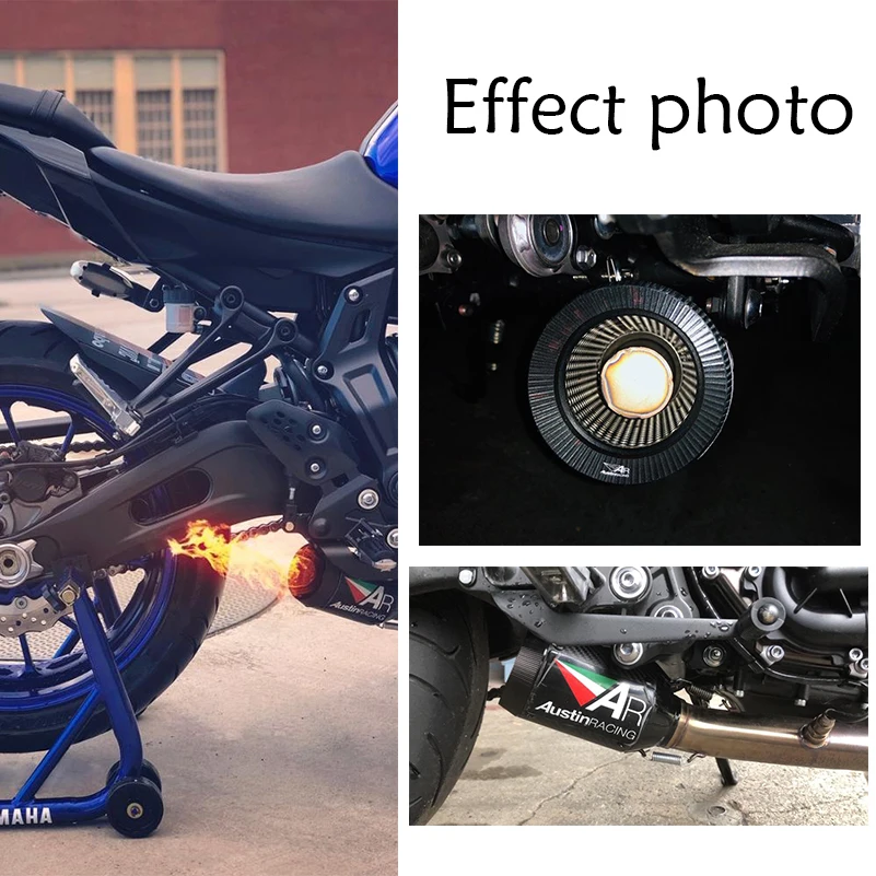 Глушитель Escape Moto db Killer для Suzuki SV650 Vstrom 650 Yamaha FZ8 Kawasaki Z900 Aprilia RSV4 выхлопные аксессуары для мотоциклов