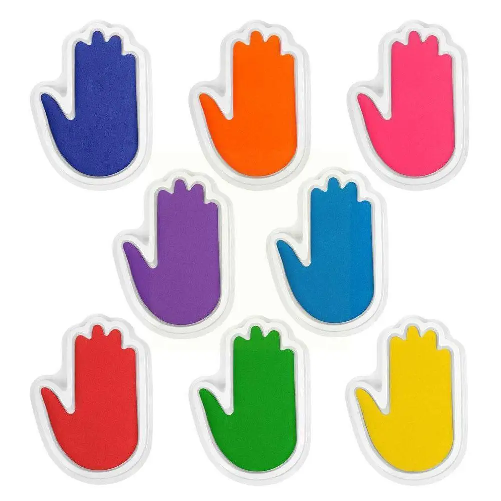 

Finger Painting Color Paint Children's Palm Inkpad Painting Ink Graffiti Preschool Pad Finger Children Toys Toys Color Toys N5G8