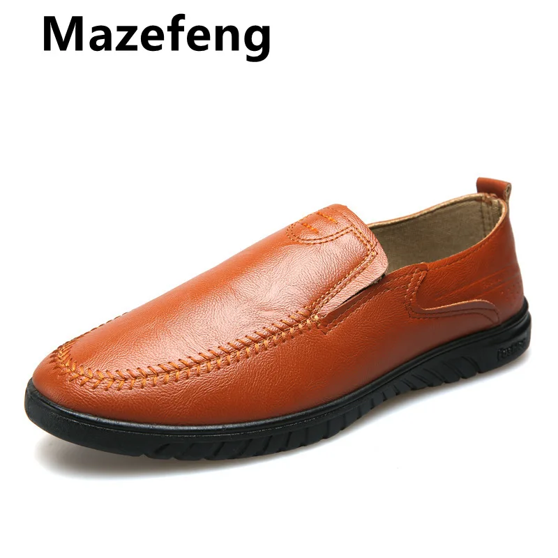

Patent Leather Men Casual Shoes 2021 Spring Autumn Breathable Mens Loafers Fashion Slip-On Soft Driving Shoes Zapatillas Hombre