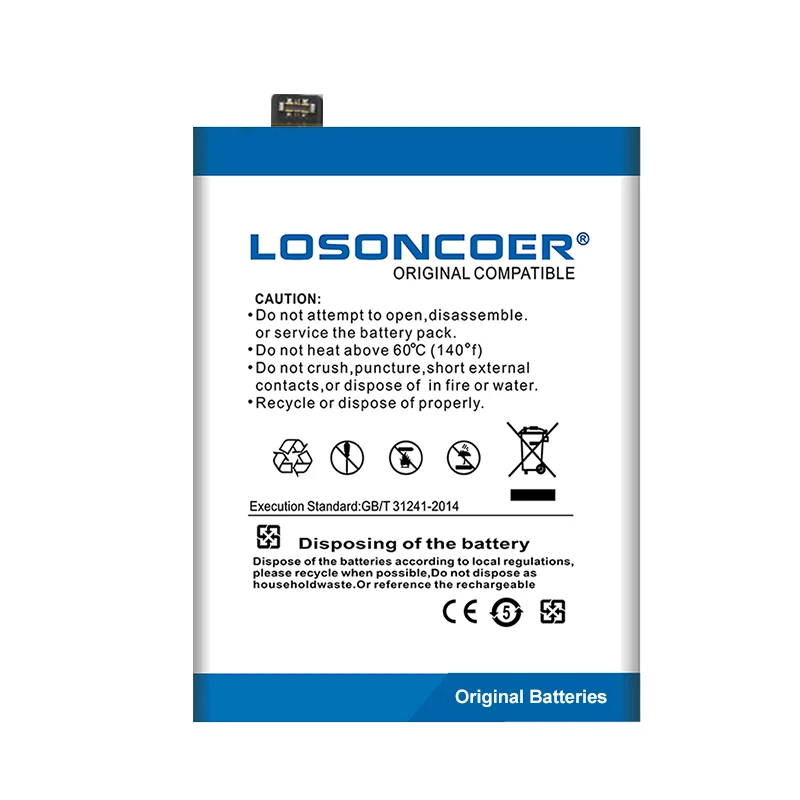 LOSONCOER Топ бренд 100% новый 4500mAh BLP717 Аккумулятор для OPPO RENO Z сменные