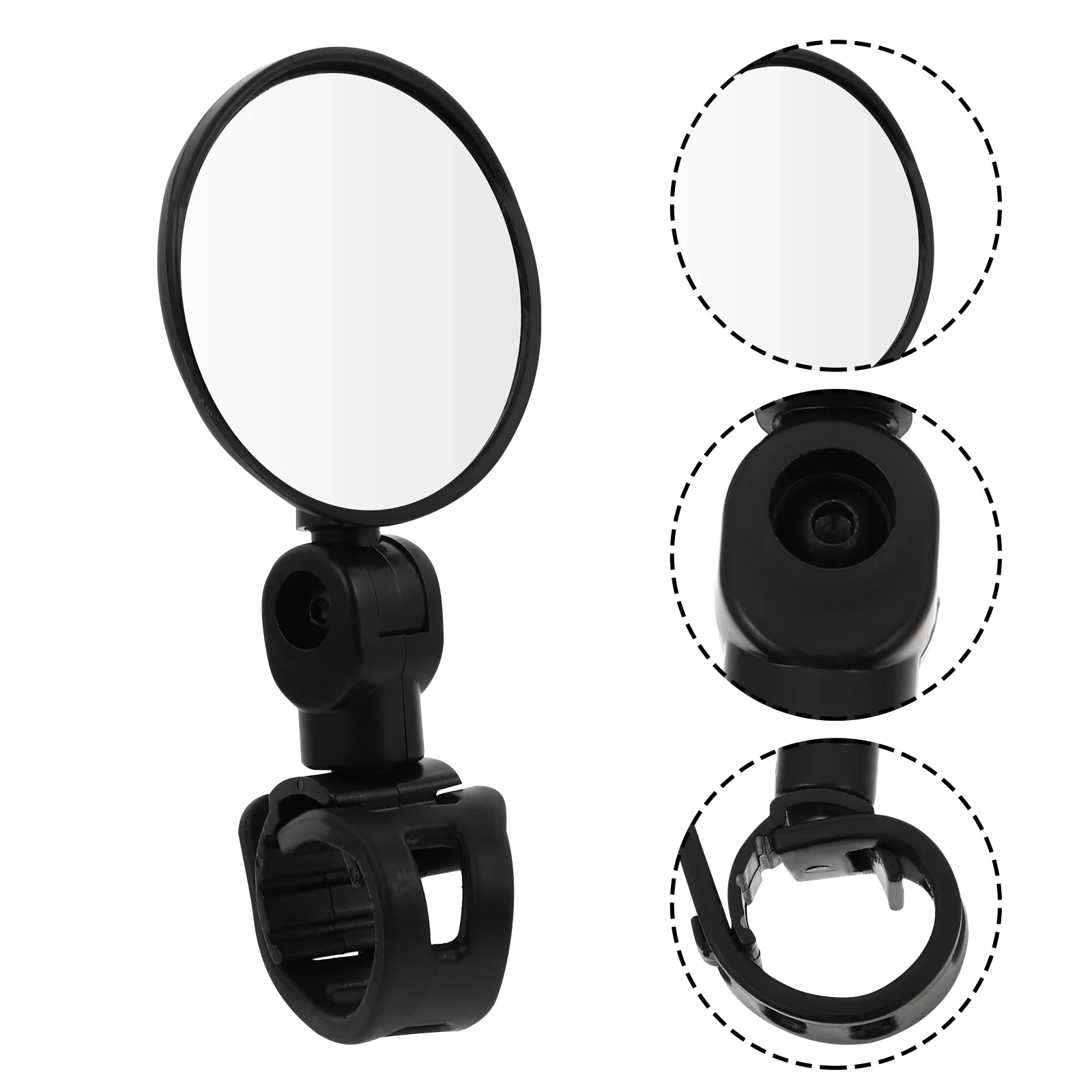 

2pcs Handlebar Mirror Bike Mirror Bike Rearview Mountain Bike Mirror for Bike Cycling Supply