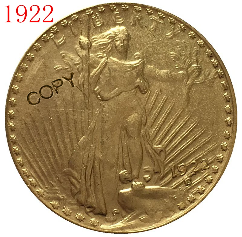 

USA 1922 $20 St. Gaudens Coin Copy