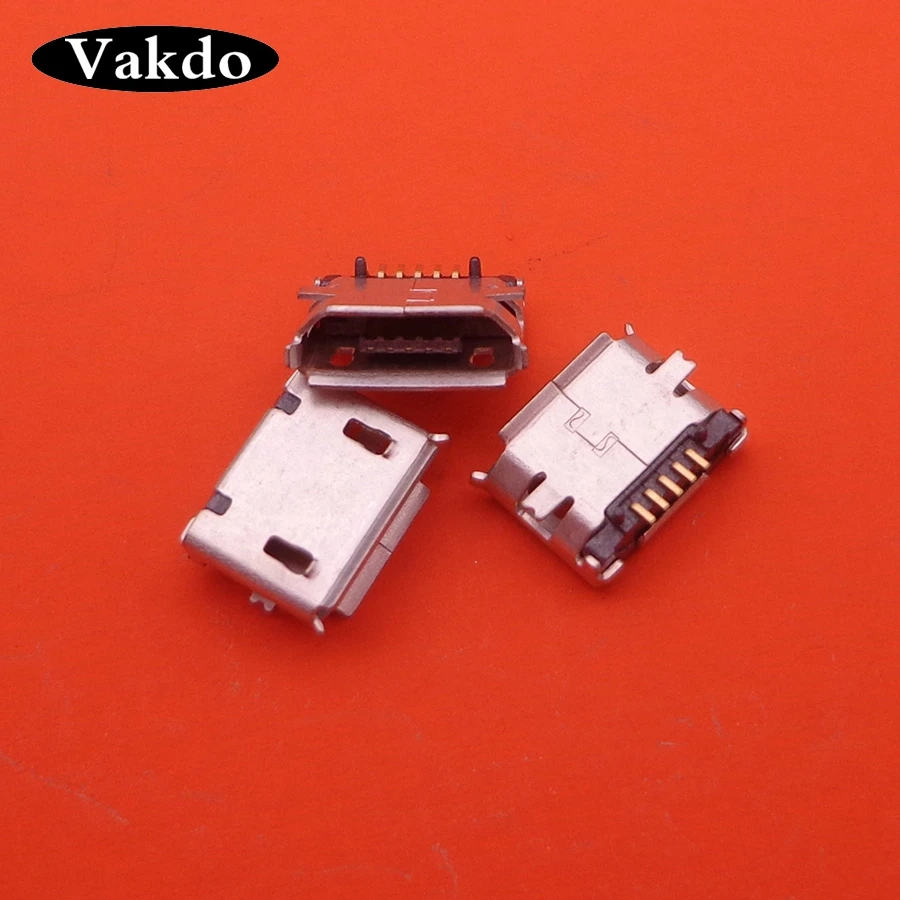 30 шт./лот мини 5 коротких PIN Micro USB разъем для постоянного тока розетка ZTE R518 N600 R516